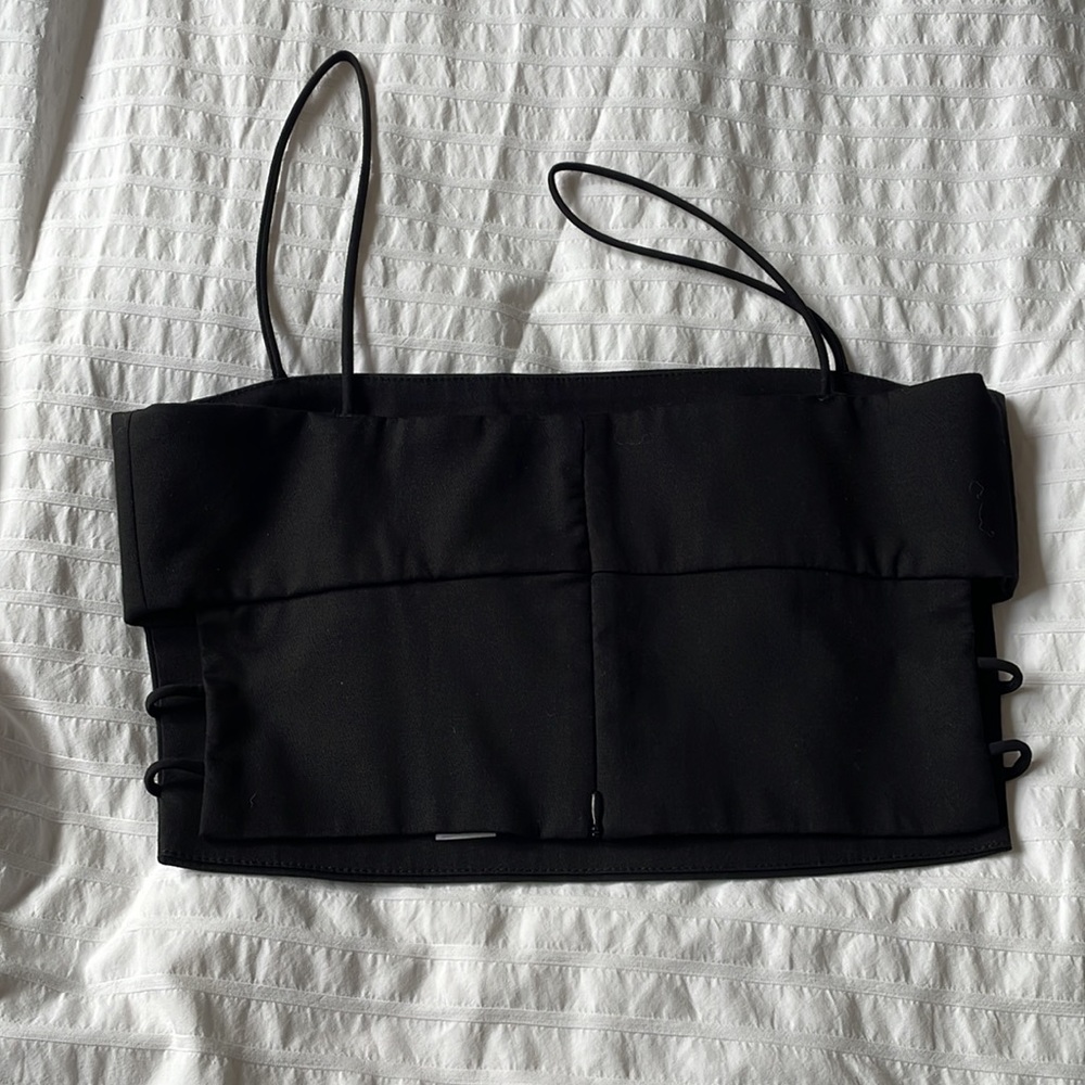 Zara Cut Out Crop Top - Picture 5 of 8